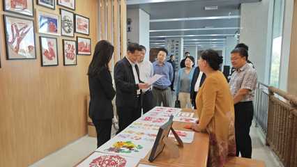 青岛市侨联赴胶州市文化服务中心调研文化艺术交流活动组织工作